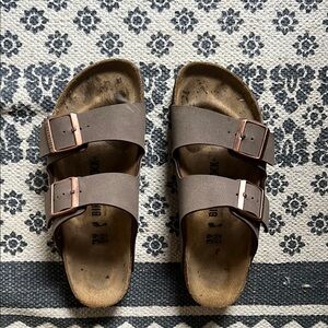 Birkenstock Brown Sandals with Buckles